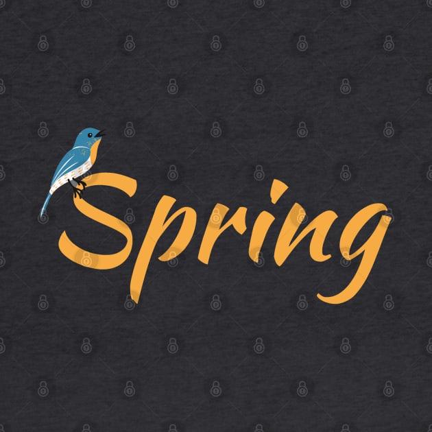 spring, bird, yellow by DailyLifePrint